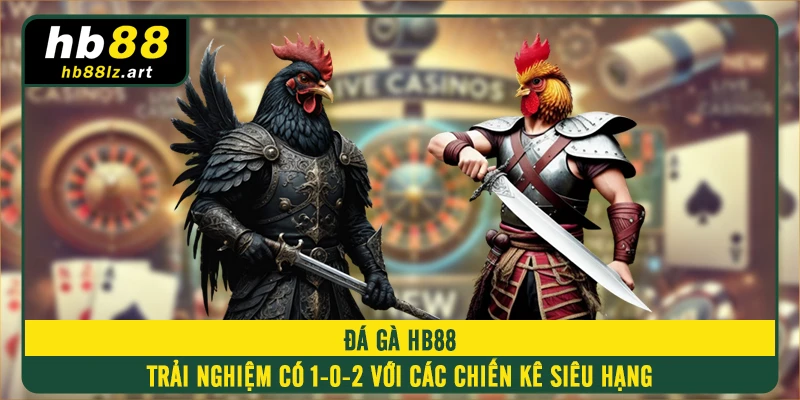 Đá gà HB88 - Trải Nghiệm Có 1-0-2 Với Các Chiến Kê Siêu Hạng